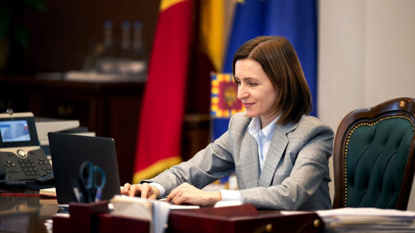 Maia Sandu invită diaspora din Belgia la discuții online