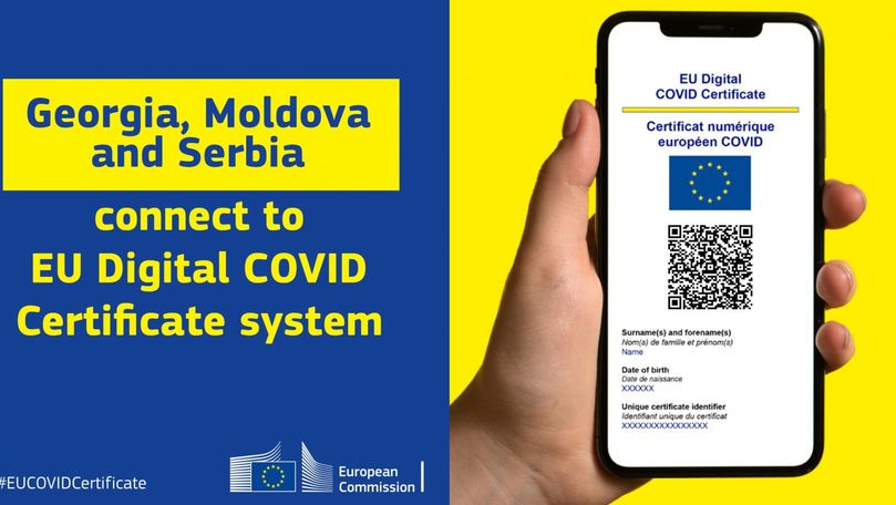 С завтрашнего дня в ЕС будут приниматься COVID-сертификаты, выданные  Молдовой.