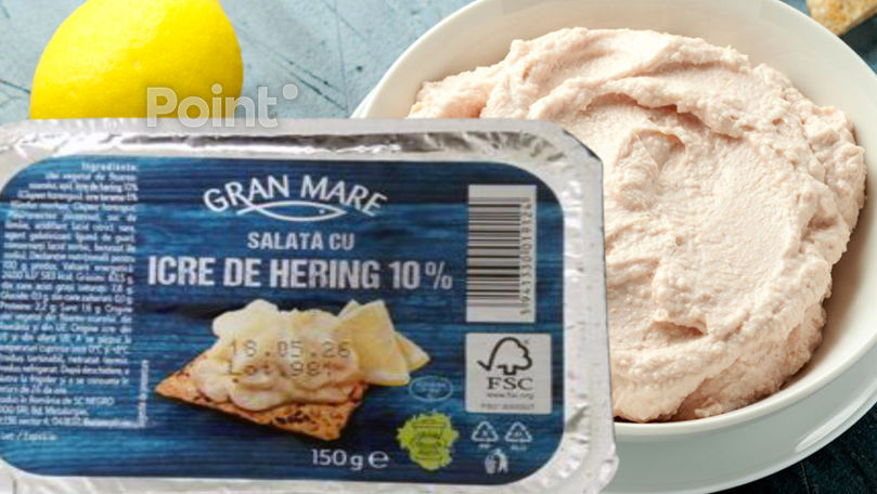 Салат с икрой сельди из Румынии отзывают из продажи из-за опасной бактерии.