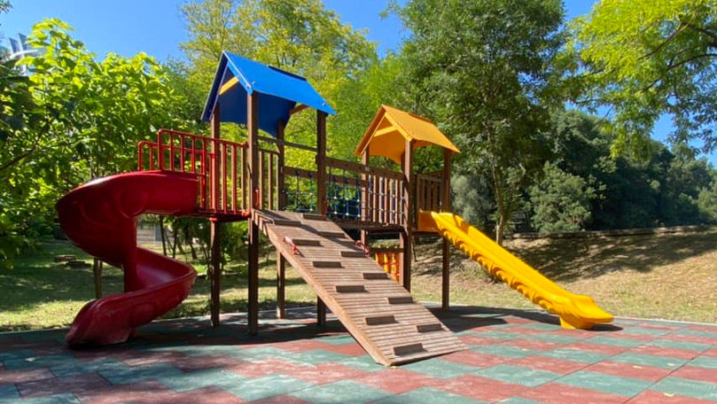 Un nou complex de joacă, amenajat în Pădurea-Parc Râșcani