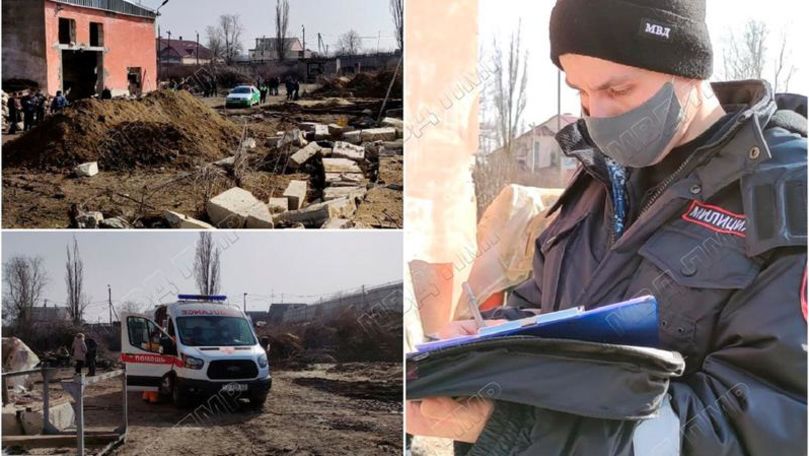 Un bărbat, zdrobit de o placă de beton pe un șantier din Tiraspol