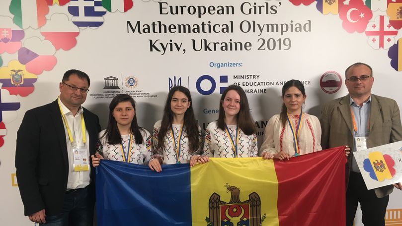 Bronz pentru 4 eleve din Moldova la Olimpiada Europeană de Matematică