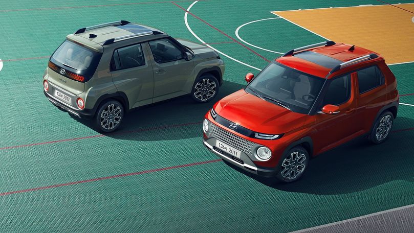 Hyundai раскрыла внешность кроссовера Casper.