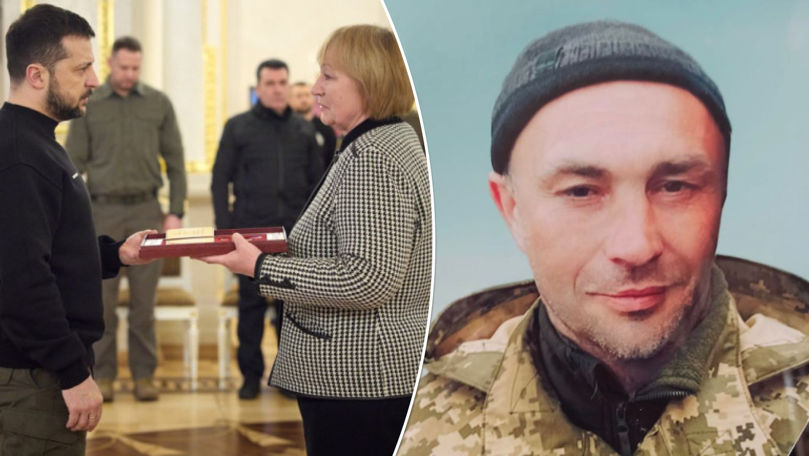 Mama moldoveanului executat de ruși a primit Ordinul Steaua de Aur de la Zelenski