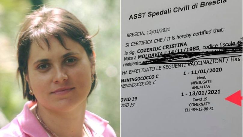 Mărturiile unei tinere din Moldova care s-a vaccinat benevol în Italia