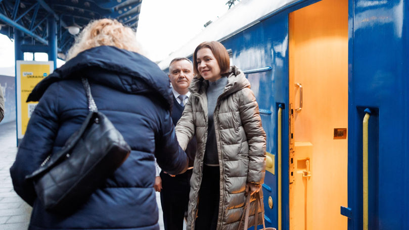 Maia Sandu, în vizită oficială la Kiev: Agenda președintelui