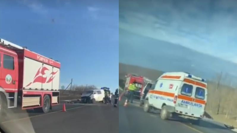 Accident grav pe traseul Soroca-Otaci: O mașină a ajuns într-un șanț