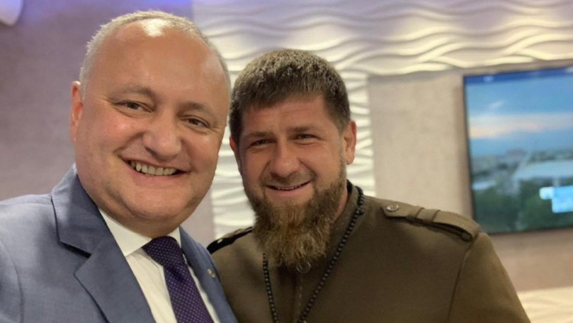 Dodon s-ar fi întâlnit la Minsk cu președintele cecen, Ramzan Kadîrov