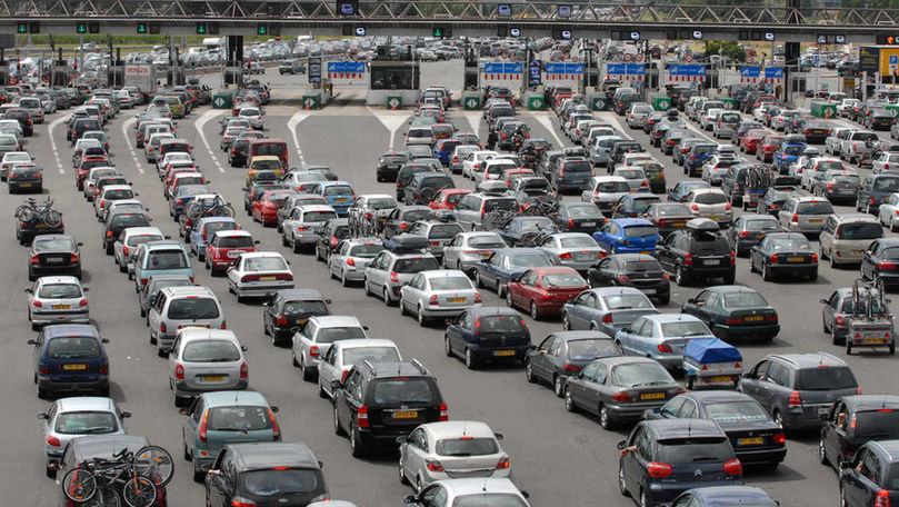Trafic infernal în Europa. Cozi care se întind pe zeci de km