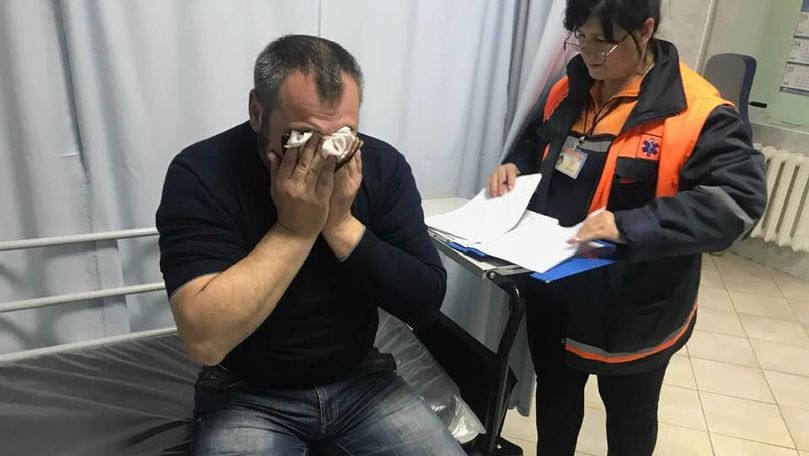 Atac cu gaze lacrimogene la Orhei: 6 protestatari, la spital