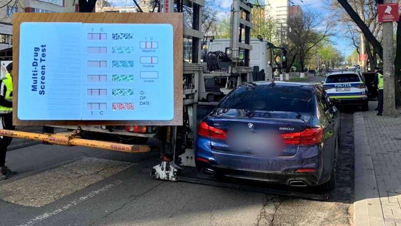 Șoferul unui BMW, prins sub influența drogurilor la volan în Capitală