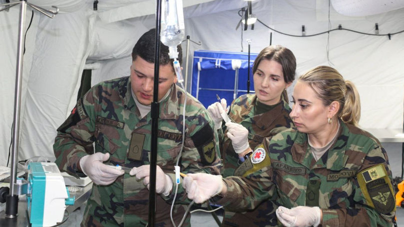 Medici militari moldoveni, instruiți la nivelul standardelor occidentale