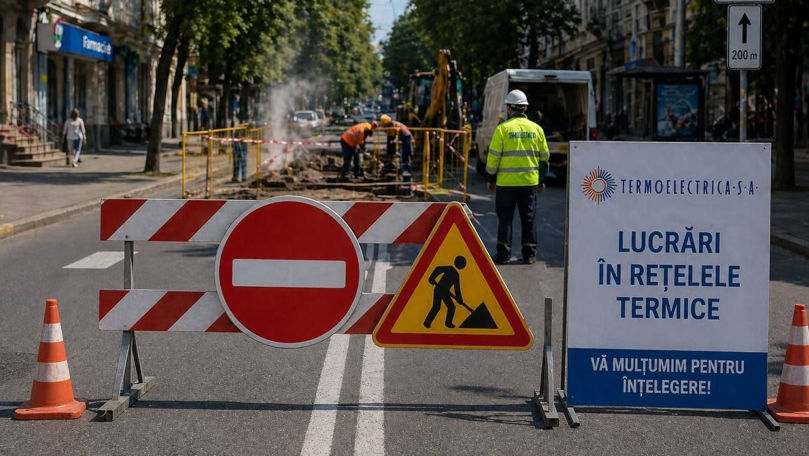 В Кишиневе временно перекроют движение на участке улицы Мелестиу.