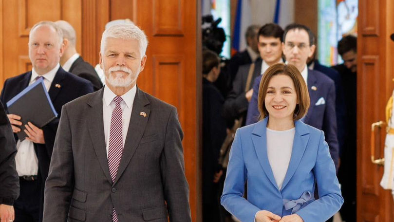 Maia Sandu și Petr Pavel reafirmă prietenia dintre R. Moldova și Cehia
