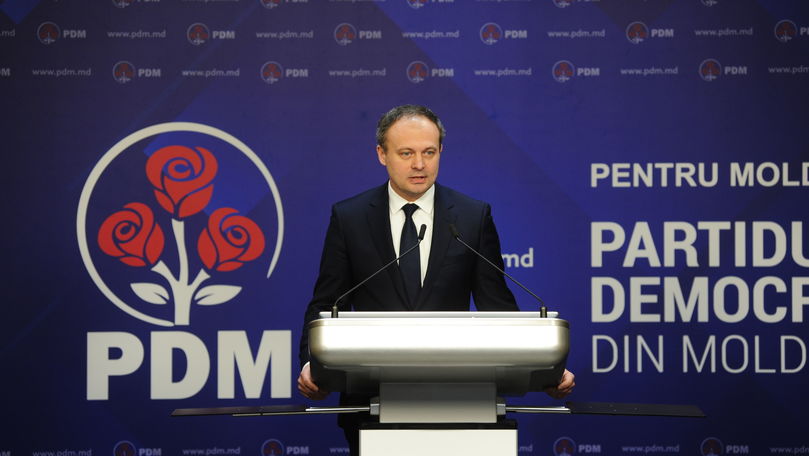 Candu explică de ce Plahotniuc nu e la evenimentul PDM de 9 mai