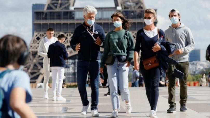 Nou record de cazuri de COVID în Franţa. 32.427 de infectări într-o zi