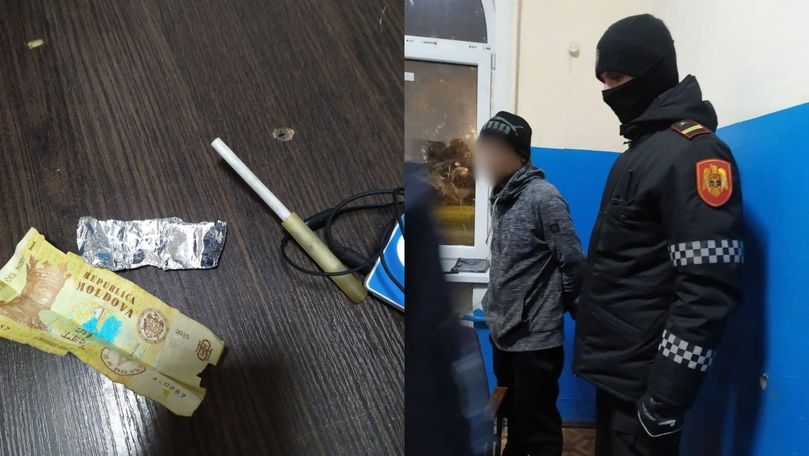 Tânăr, prins cu droguri de carabinieri în Chișinău: A încercat să fugă