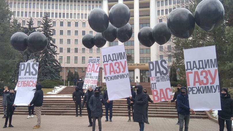 Proteste în Capitală față de scumpirea gazului: Stop Energomor