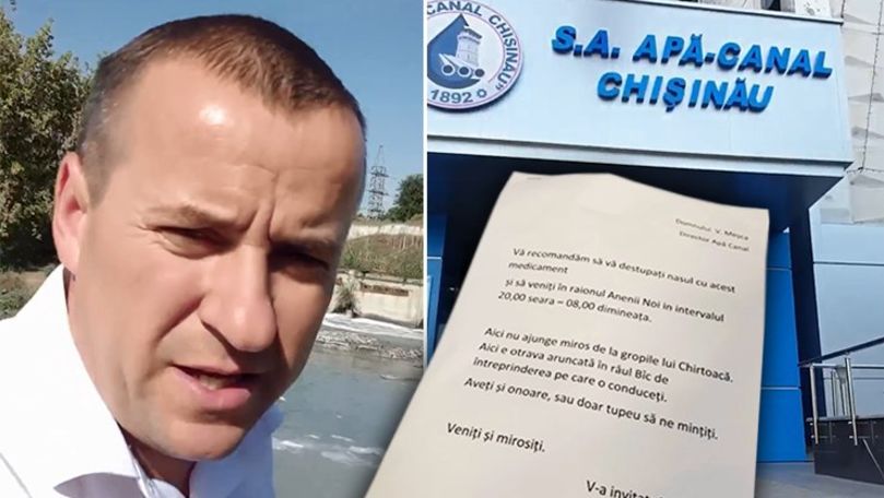 Colet special pentru șeful Apă-Canal, de la un bărbat săturat de putoare