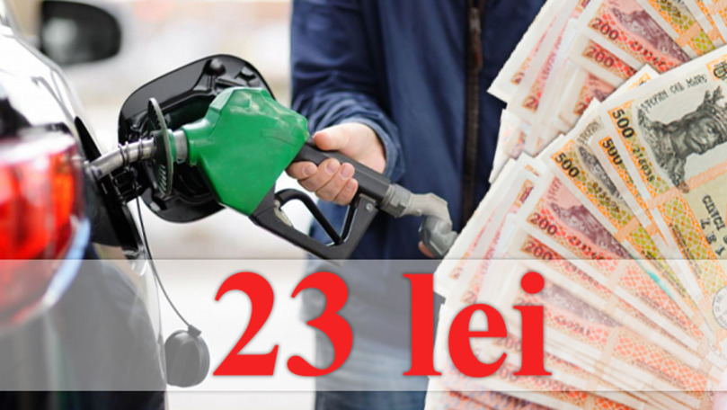 Noi scumpiri la carburanți: Benzina ajunge la 23 de lei per litru