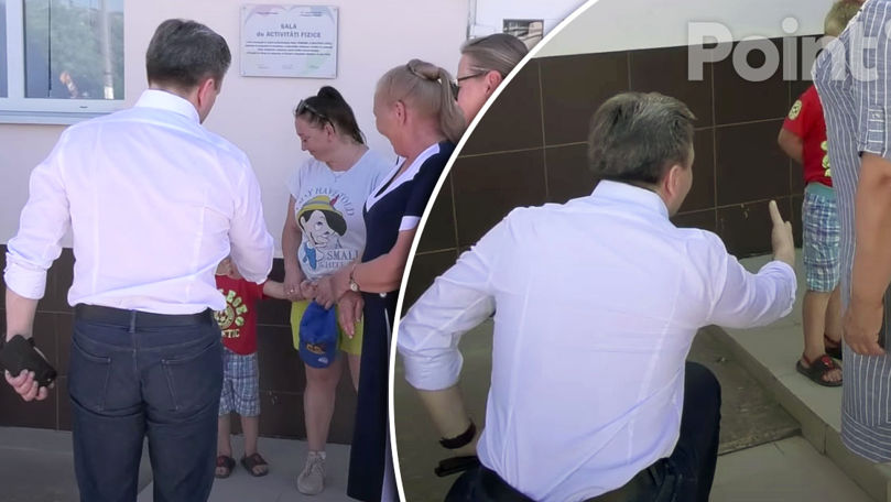 В  Сети завирусилось видео, на котором ребенок отказывается пожать руку Речану.