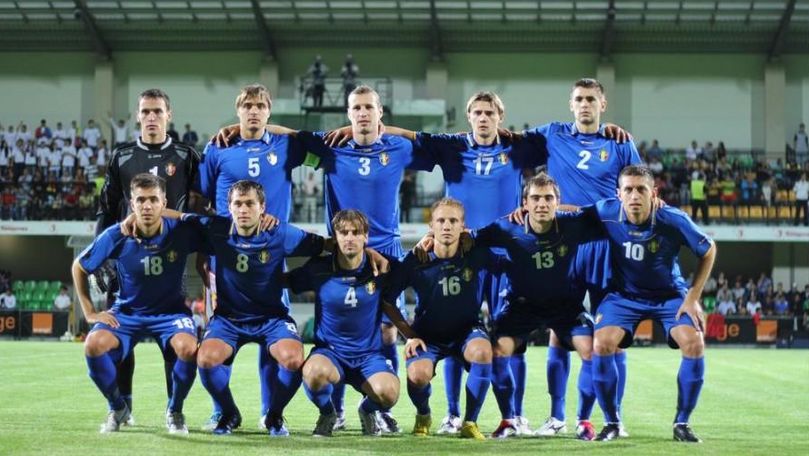 Naționala de fotbal a Moldovei a coborât 2 poziţii în clasamentul FIFA