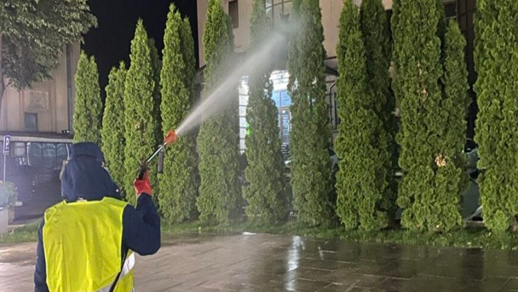 Spațiile verzi din Chișinău sunt tratate împotriva căpușelor