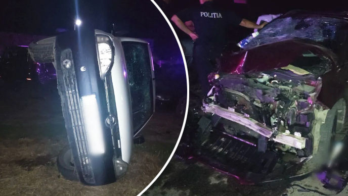 Accident grav la Drochia, provocat de un șofer beat: 9 răniți