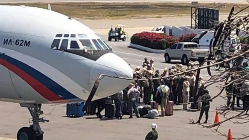 Două avioane ruseşti cu 100 de militari au aterizat în Venezuela