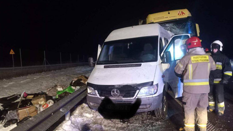 В Польше микроавтобус с молдаванами попал в ДТП: есть раненые и погибшие.
