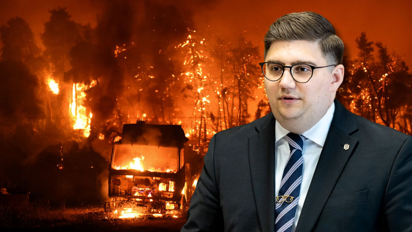 Vodă: Moldova sprijină eforturile de stingere a incendiilor în Grecia