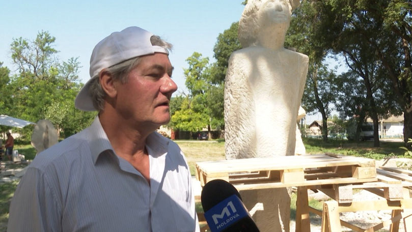 După șapte ani, renumita tabără de sculptură a revenit la Ungheni