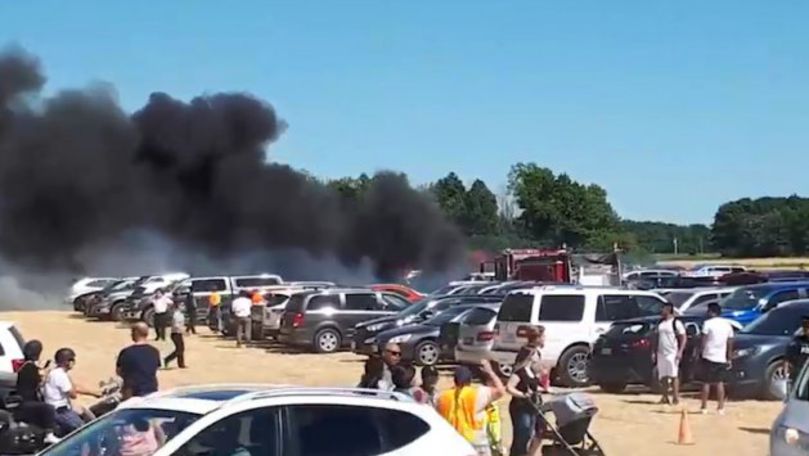 Canada: 19 maşini au ars în totalitate, iar 15 au fost avariate