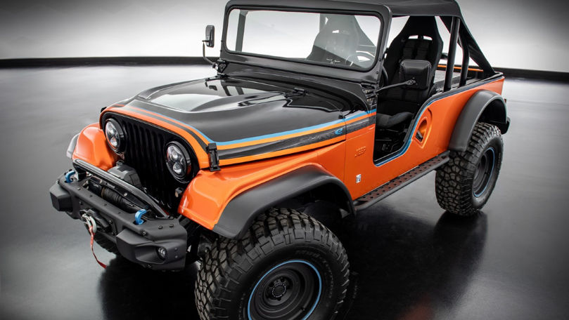 Celebrul Jeep CJ renaște sub forma unui concept electric de 272 CP