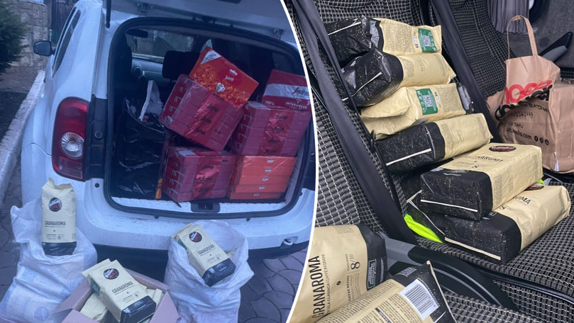 Cafea și ton introduse ilegal în țară, confiscate de la un moldovean