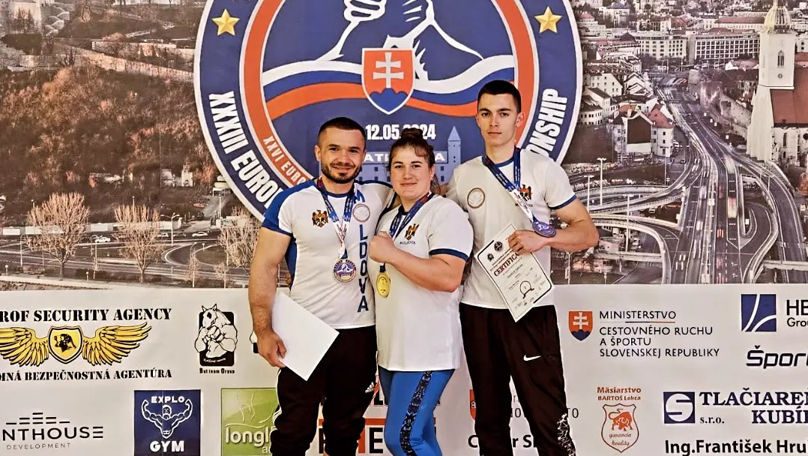 Daniel Procopciuc, campion european la armwrestling pentru a șaptea oară
