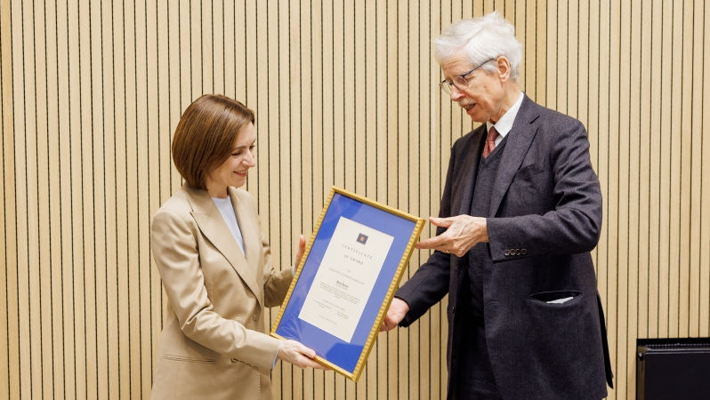 Maia Sandu, distinsă cu Premiul European Richard Coudenhove-Kalergi