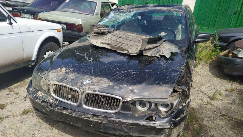 Fiul liderului PAS din Rezina, răsturnat cu BMW-ul. Surse: Era beat