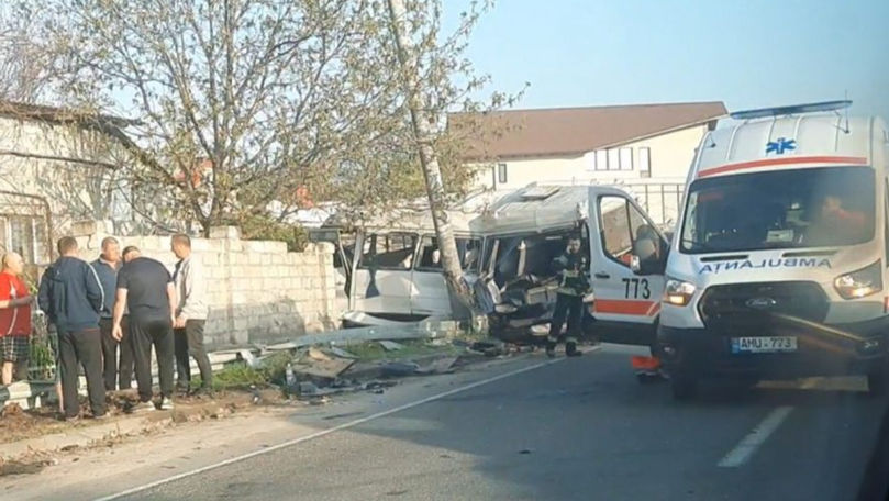 Imagini noi cu accidentul de la Măgdăcești: Șoferul camionului, reținut