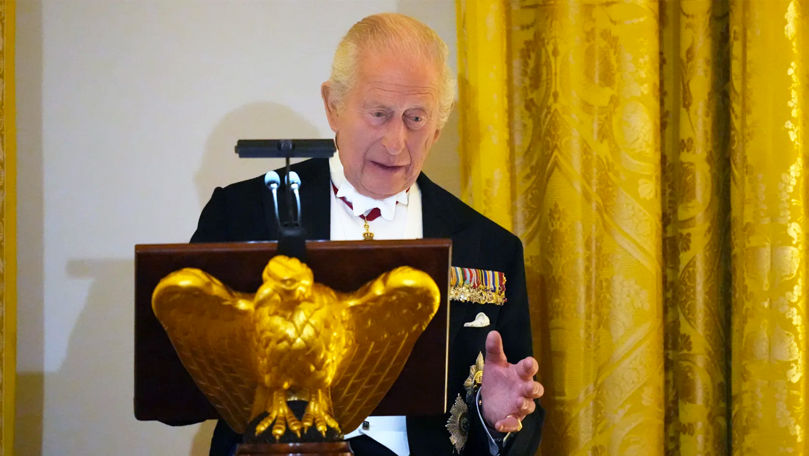 Чарльз ІІІ пошутил над Трампом: Вы бы разговаривали на французском.