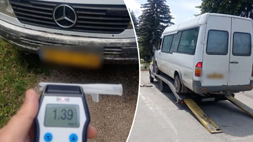 Șoferul unui microbuz, beat la volan: Pasagerii au chemat Poliția