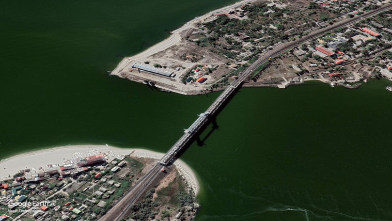 Podul Zatoka din Odesa, atacat de Rusia cu o dronă marină