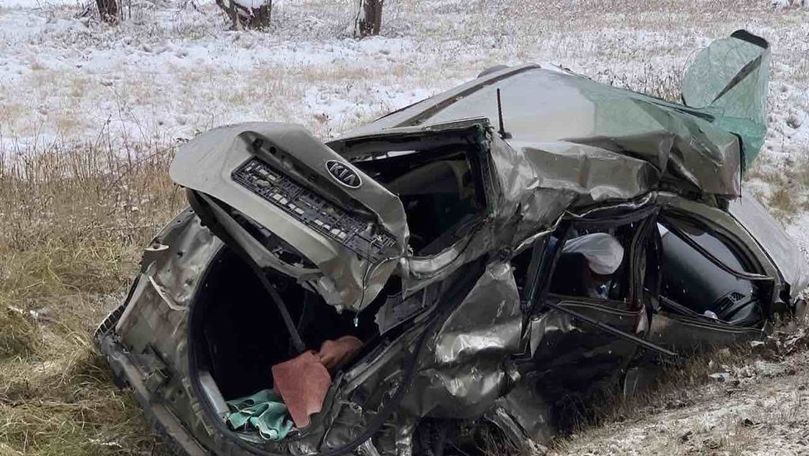 Accident mortal în apropiere de Cricova: Sunt victime. Primele imagini