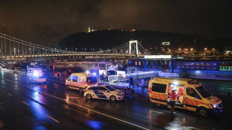 Un vas cu pasageri s-a scufundat în Dunăre la Budapesta