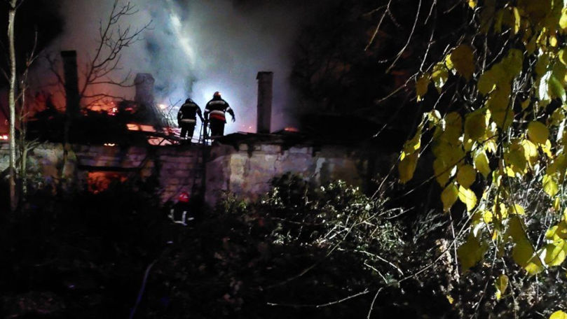 Incendiu de proporții pe teritoriul sanatoriului Moldova din Odesa
