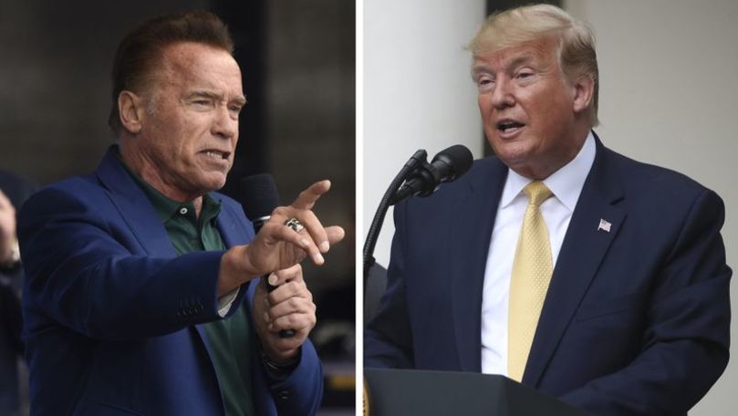 Schwarzenegger: Trump e pur şi simplu îndrăgostit de mine