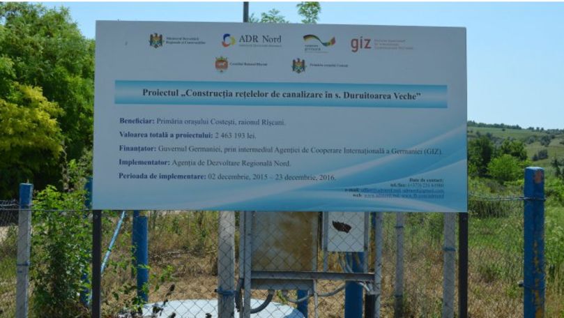 Germania a susţinut un program de asigurare cu apă în raionul Râşcani
