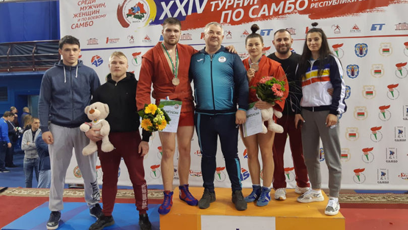 Moldova a cucerit 3 medalii la turneul de sambo din Belarus