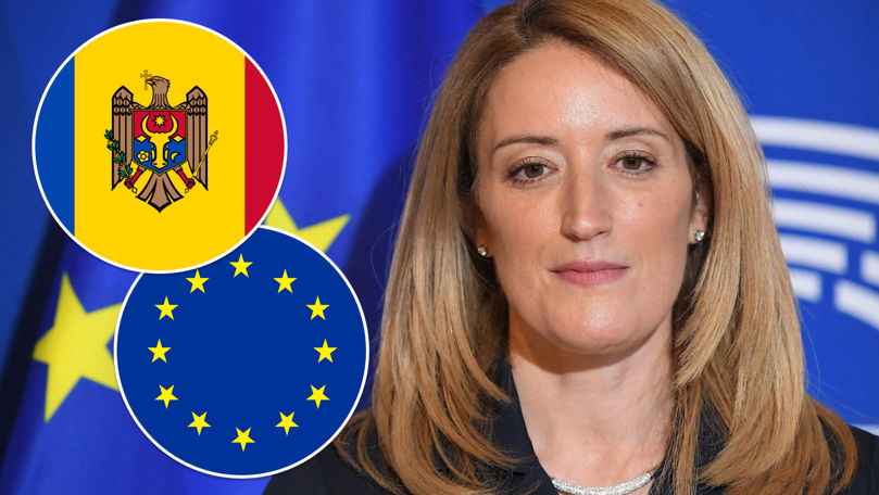 Metsola, mesaj în română de Ziua Independenței: Europa este Moldova