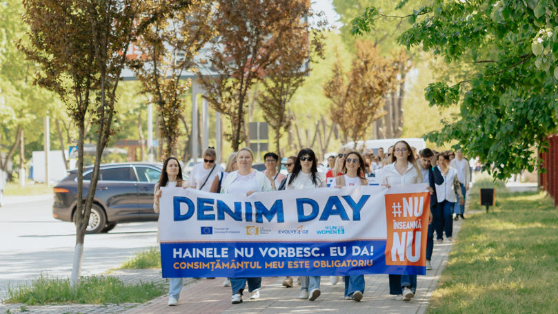 Marșul solidarității cu victimele violenței s-a desfășurat la Ungheni